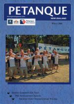 Winter 2008 Pétanque New Zealand magazine cover