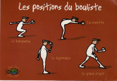 Les positions du bouliste