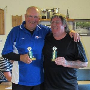 Regional Doubles Plate winners: Graeme Morris & Peter Hamilton